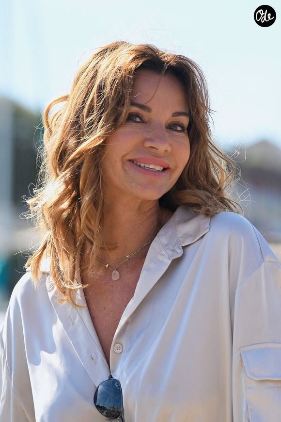 Ingrid Chauvin lors du 26e Festival de fiction de La Rochelle, le 14 septembre 2024 à La Rochelle. Photo de Franck Castel/ABACAPRESS.COM