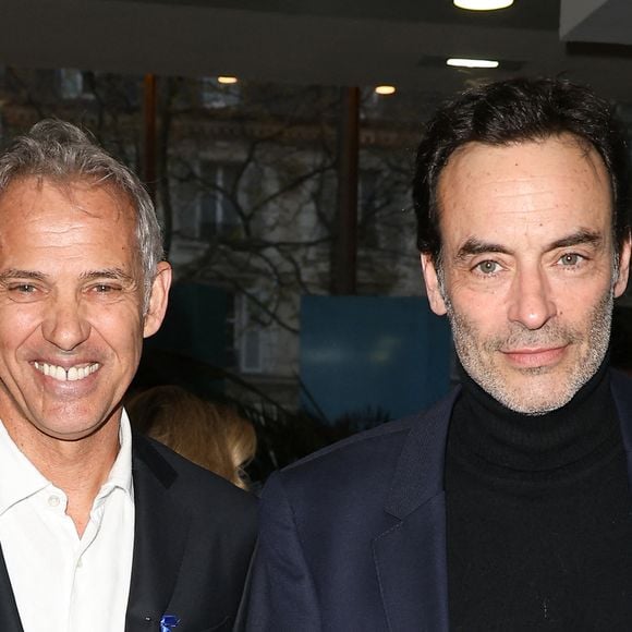 Exclusif - Paul Belmondo et Anthony Delon - Ce mardi 2 avril 2024, lors de la journée mondiale de sensibilisation à l’autisme, le comédien Samuel Le Bihan (co-fondateur d’Autisme Info Service, père d’une fille autiste) et Florent Chapel (co-fondateur d'Autisme Info Service) ont reçu les insignes de Chevalier de la légion d'honneur en récompense de leur engagement au ministère des Solidarités et de la Santé à Paris.
. © Guirec Coadic / Bestimage
