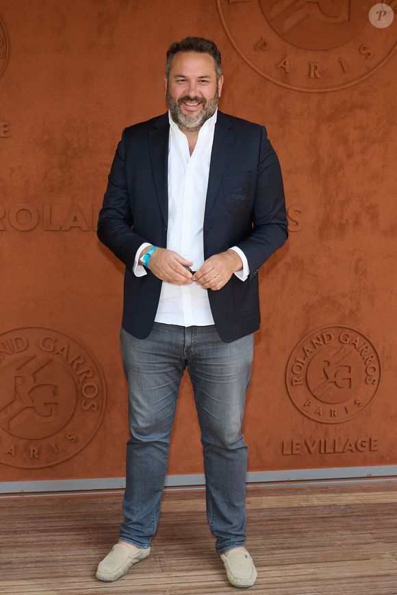 Bruce Toussaint au village lors des Internationaux de France de tennis de Roland Garros 2023, à Paris, France, le 6 juin 2023. © Jacovides-Moreau/Bestimage