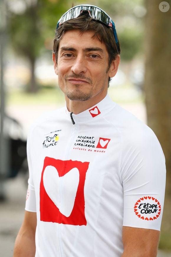Exclusif - Claude Dartois - Portraits des personnalités à la veille de l'étape du coeur de l'association Mécénat Chirurgie Cardiaque (MCC) lors du Tour de France 2024 à Dijon, France, le 4 juillet 2024. © Christophe Clovis/Bestimage