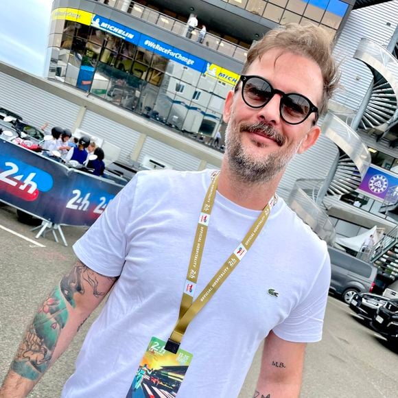 Nicolas Duvauchelle - Les célébrités sur le circuit des 24 Heures du Mans quelques heures avant le départ de la course le 14 juin 2025.
© Fabien Faure / Bestimage