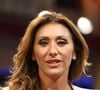Sabrina Salerno sur le plateau d'une émission de télé italienne le 3 septembre 2012. © Bestimage