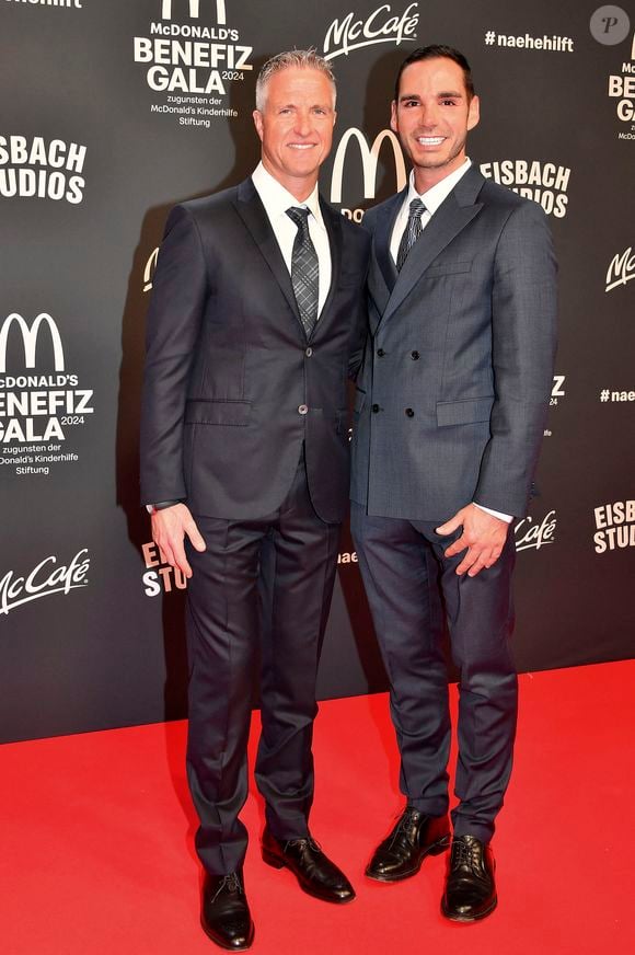 Ralf Schumacher et Etienne Bousquest-Cassagne au 19ème Gala McDonald's au profit de la Fondation d'aide à l'enfance McDonald's à Munich, le 26 octobre 2024. @Action Press / Bestimage