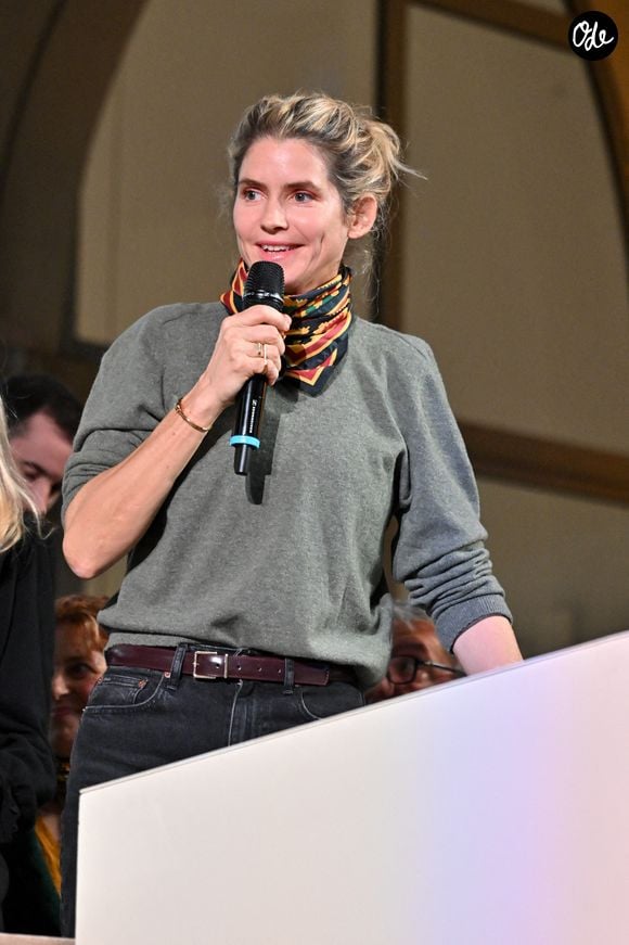 Alice Taglioni lors de la 165e Vente des Vins des Hospices de Beaune, à Beaune, en France, le 16 novembre 2025. Photo de Julien Reynaud/APS-Medias/ABACAPRESS.COM