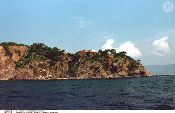 Vue de la villa de Luc Besson à Bormes les Mimosas (83), dans le Var, France. Le 05/09/1997. Crédit Bestimage