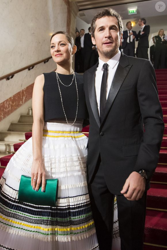 Guillaume Canet et Marion Cotillard - 40ème cérémonie des César au théâtre du Châtelet à Paris, le 20 février 2015. © BORDE-JACOVIDES / BESTIMAGE