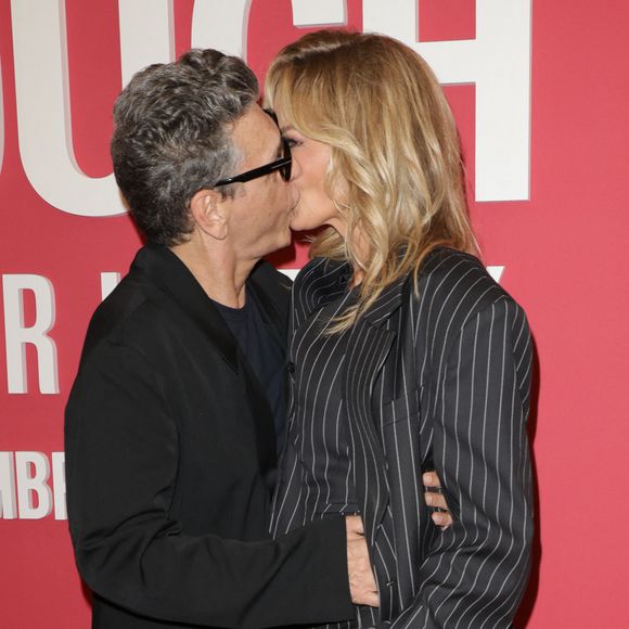 Marc Lavoine et Adriana Karembeu au photocall du "concerto pour la paix" de Omar Harfouch au Théâtre des Champs-Elysées à Paris le 18 septembre 2024. © Coadic Guirec / Bestimage
