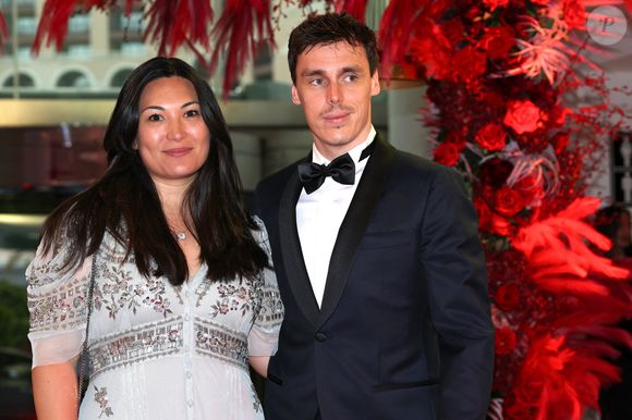 Louis Ducruet et sa femme Marie lors de la soirée de gala du Grand Prix de Formule 1 de Monaco à la salle des étoiles au Monte-Carlo Sporting à Monaco le 25 mai 2025. © Claudia Albuquerque / Bestimage