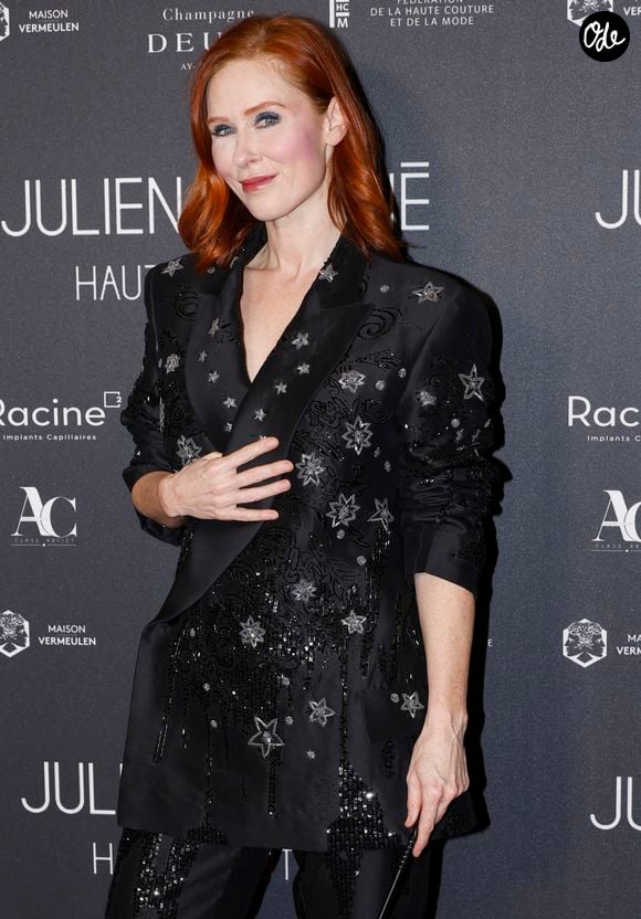 Audrey Fleurot au défilé Julien Fournié « Collection Haute Couture Printemps/Été 2025 » lors de la Fashion Week de Paris (PFW), le 28 janvier 2025
© Christophe Aubert via Bestimage