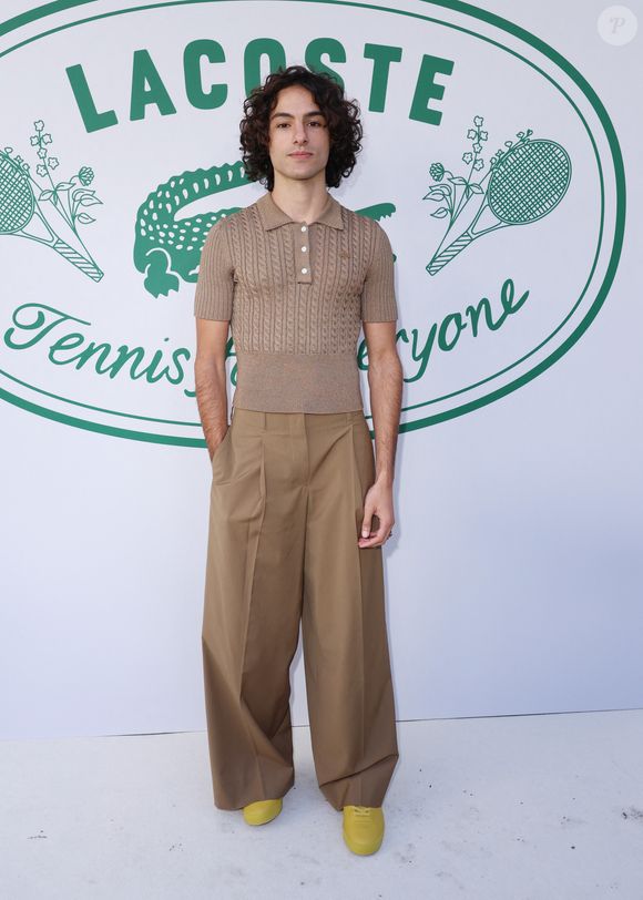 Sayyid El Alami au photocall du défilé Lacoste Collection Femme Prêt-à-Porter Printemps/Eté 2026 lors de la Fashion Week de Paris (PFW), au Lycée Carnot, à Paris, France, le 5 octobre 2025. © Sam Delpech/Bestimage