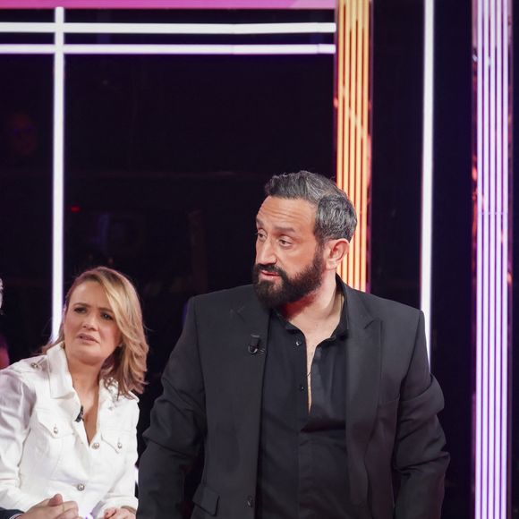 Exclusif - Cyril Hanouna, sur le plateau de l’émission « TPMP » présentée par C.Hanouna et diffusée en direct sur Youtube et sur toutes les box (SFR, FREE, Bouygues, MyCanal etc), Paris, France, le 19 mars 2025. © Jack Tribeca / Bestimage