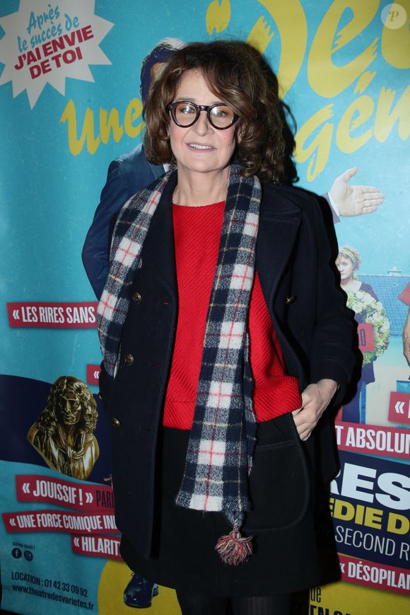 Exclusif - Valérie Lemercier - Célébrités à la 600ème de la Pièce « Une idée géniale » au Théâtre des Variétés à Paris, France. Le 2 Octobre 2024. 
© Bertrand Rindoff / Bestimage
