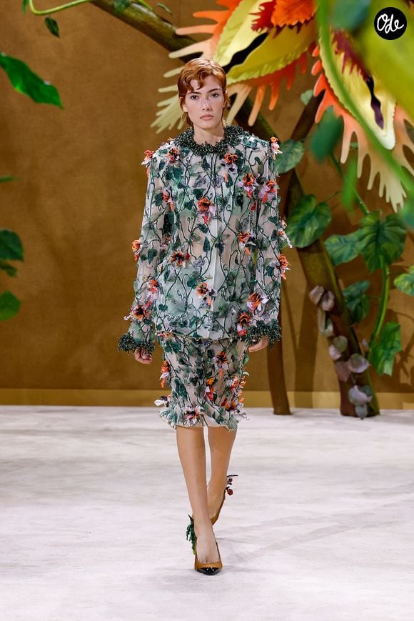 Défilé de mode Chanel Collection Haute Couture Automne/Hiver 2026-2027 lors de la Fashion Week de Paris (PFW) au Grand Palais, à Paris, France, le 7 juillet 2026. © Bestimage