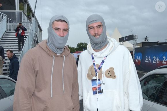 Elyaz et Théo Zidane lors des "24H du Mans 2024", le 15 juin 2024.
© Rachid Bellak/Bestimage