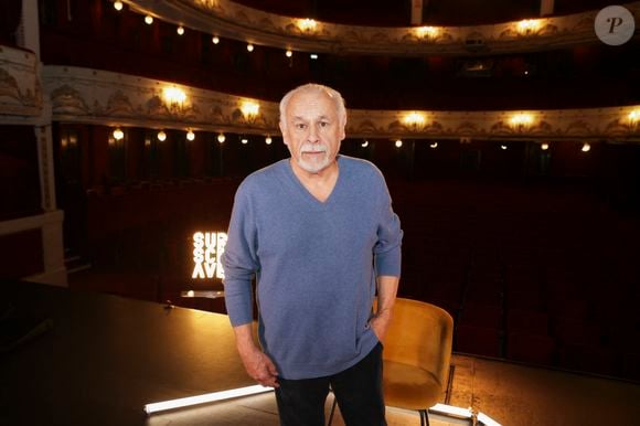 Exclusif - Francis Perrin lors du tournage de "Sur Scène Avec" à Paris le 7 novembre 2024. © Jack Tribeca / Bestimage