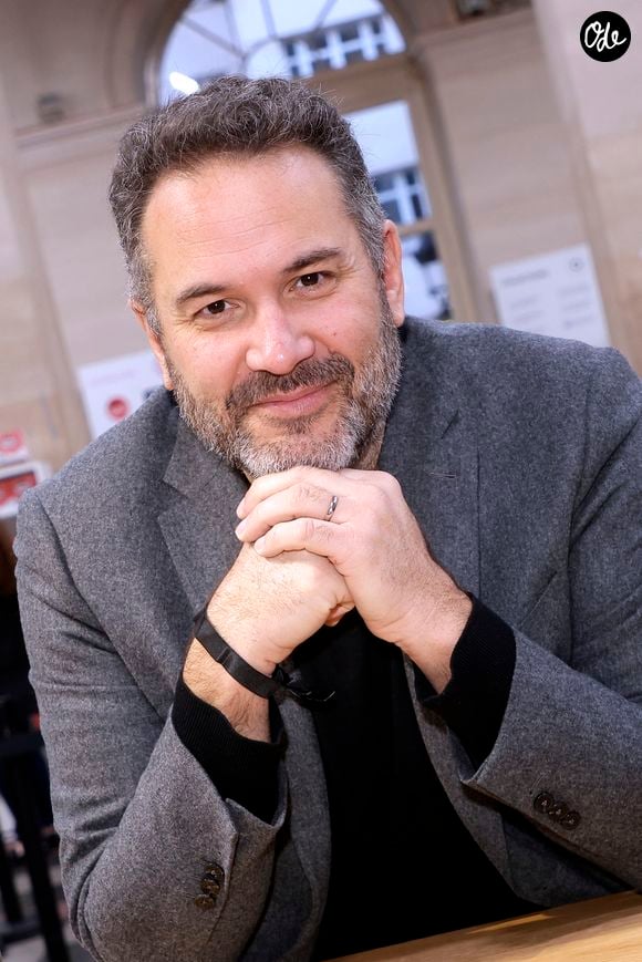 Bruce Toussaint
À l'occasion du bicentenaire de Hachette livre au Palais Brongniart, « Les grandes rencontres Hachette », le 14 mars 2026. © Cédric Perrin/Bestimage