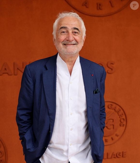 Guy Savoy - Les célébrités au photocall du village lors des Internationaux de France de Tennis de Roland Garros. © Jacovides / Bestimage