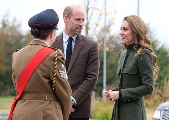 Le prince et la princesse de Galles lors d'une visite au Northern Ireland Fire and Rescue Service Learning and Development College, près de Cookstown, dans le comté de Tyrone. 
©PA Photo/ Bestimage