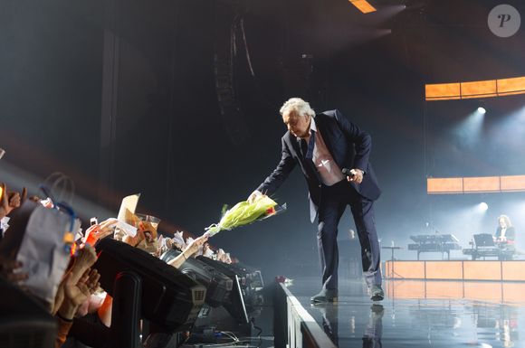 Michel Sardou - Ultime concert de Michel Sardou pour la dernière date de son spectacle "La dernière danse" à la Seine Musicale à Boulogne-Billancourt le 12 avril 2018. © Pierre Perusseau/Bestimage