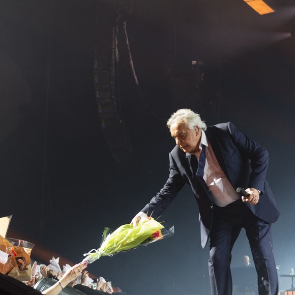 Michel Sardou - Ultime concert de Michel Sardou pour la dernière date de son spectacle "La dernière danse" à la Seine Musicale à Boulogne-Billancourt le 12 avril 2018. © Pierre Perusseau/Bestimage