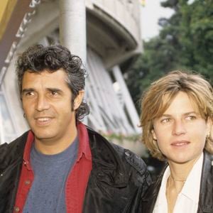 En France, à Paris, lors du tournoi des Roland Garros en 1994, Julien Clercet sa femme Virginie Coupérie-Eiffel. Mai 1994
© Bernard Leguay via Bestimage