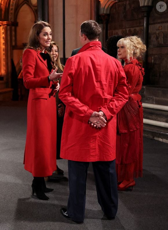 La princesse de Galles Kate Middleton  arrive à l'abbaye de Westminster, à Londres, pour assister à la cérémonie de chants Together At Christmas. Date de la photo : Vendredi 6 décembre 2024. ... Isabel Infantes/PA Wire |PA Wire : Isabel Infantes/PA Wire