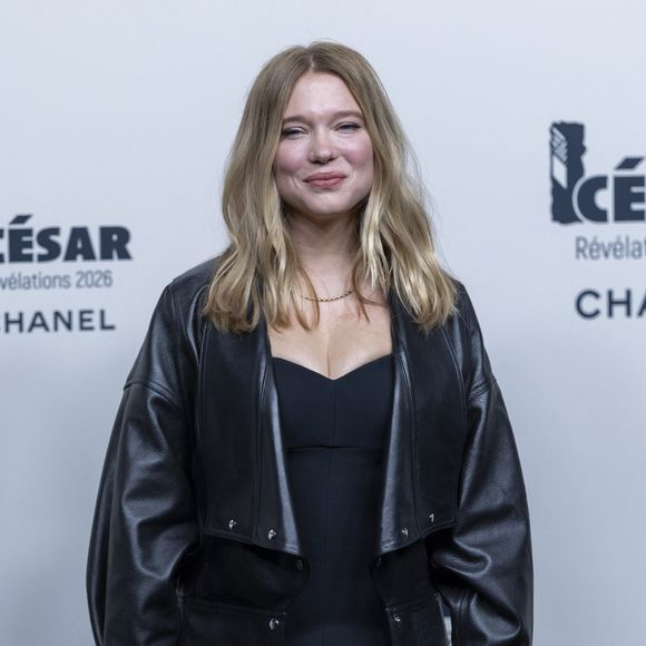 Lea Seydoux - Photocall du dîner des Révélations César 2026 à l'Elysée Montmartre à Paris, France, le 19 janvier 2026. © Olivier Borde / Bestimage