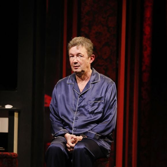 Filage de la pièce de théâtre "Ave César" avec Fréderic Bouraly mise en scène de Eric Laugerias au théâtre Rive Gauche à Paris, France, le 16 Janvier 2023. © Denis Guignebourg/BestImage