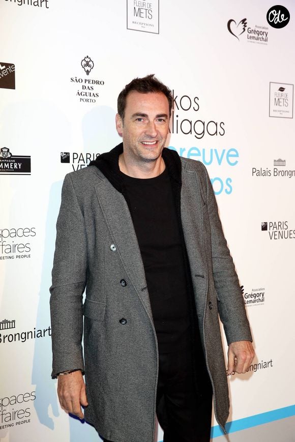 Arnaud Gidoin - Vernissage de l'exposition "L'épreuve du Temps" de Nikos Aliagas au Palais Brongniart à Paris, le 16 janvier 2017. © Dominique Jacovides/Bestimage