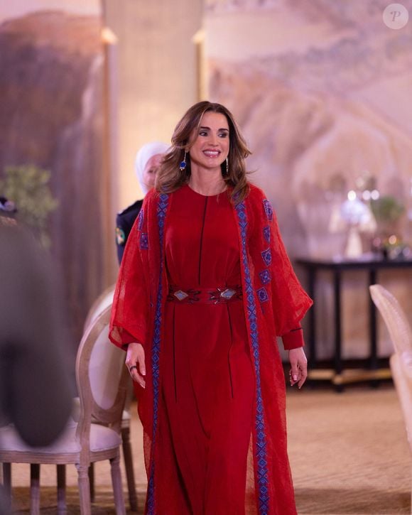 La reine Rania de Jordanie participe à l'Iftar pour les femmes soldats de l'armée jordanienne et le personnel de sécurité féminin à Amman le 26 mars 2025. Photo par Dana Press / Bestimage