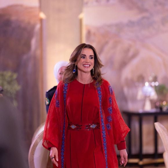 La reine Rania de Jordanie participe à l'Iftar pour les femmes soldats de l'armée jordanienne et le personnel de sécurité féminin à Amman le 26 mars 2025. Photo par Dana Press / Bestimage