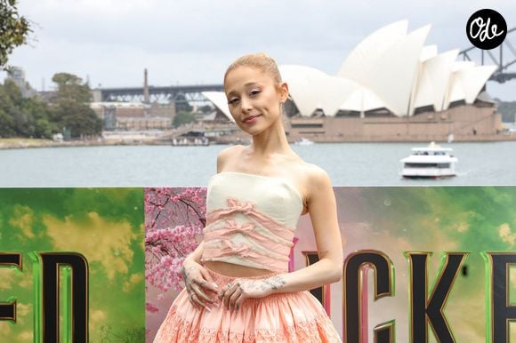 Ariana Grande lors du photocall de "Wicked" en novembre 2024. 
 © Christopher Khoury/Australian Press Agency via ZUMA Press Wire