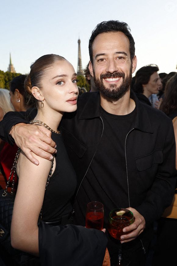 Exclusif - Mathieu Forget et sa compagne lors de la soirée d'anniversaire de Joalukas Noah, fils de Yannick Noah et Isabelle Camus, pour ses 18 ans à Paris le 10 juin 2022. © Cyril Moreau / Bestimage