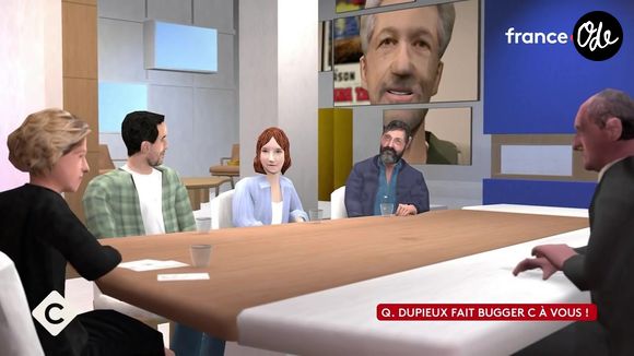 Quentin Dupieux et Jonathan Cohen se sont amusés à le taquiner en insinuant qu'il simulait sa maladie pour éviter la promotion du film.

Capture d'écran de l'émission C à Vous, le 9 juin 2026.

© France 5