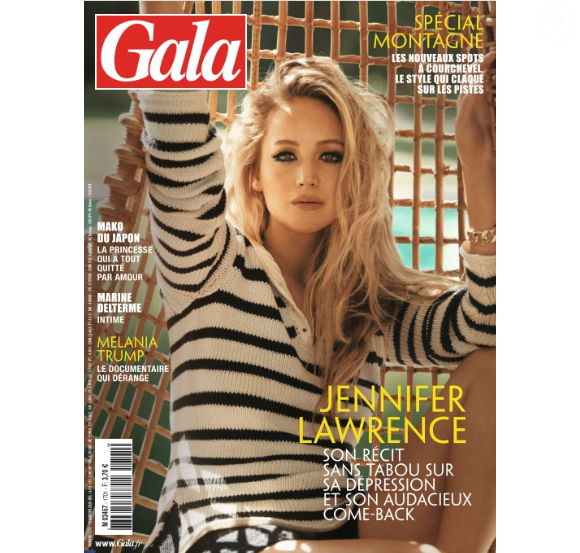 Couverture du nouveau numéro du magazine "Gala" paru le 15 janvier 2026