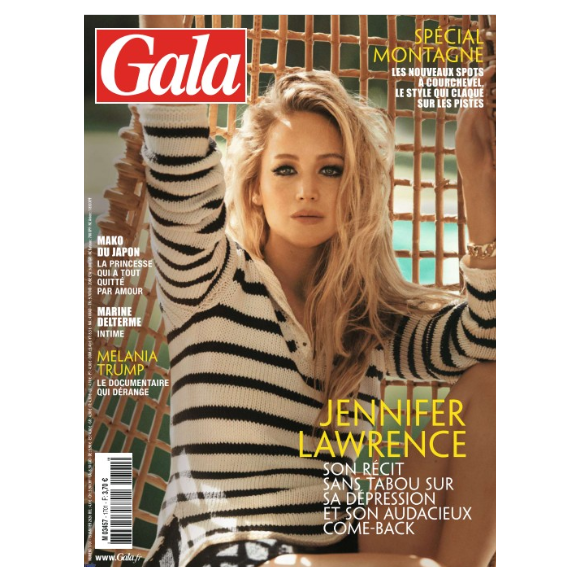 Couverture du nouveau numéro du magazine "Gala" paru le 15 janvier 2026
