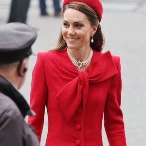 La princesse de Galles arrive à l'abbaye de Westminster après les célébrations annuelles du Commonwealth Day. Londres, Royaume-Uni, le 10 mars 2025. Photo par Richard Pohle/The Times/News Licensing/ABACAPRESS.COM