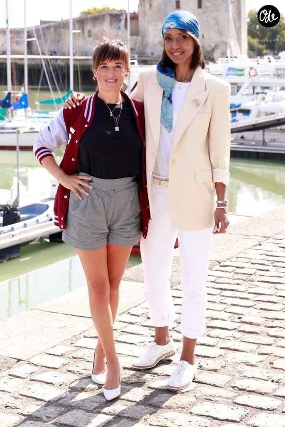 Béatrice de la Boulaye et Sonia Rolland au photocall de "Tropiques Criminels" lors de la 24ème édition du Festival de la Fiction TV de la Rochelle, le 15 septembre 2022.

© Christophe Aubert via Bestimage