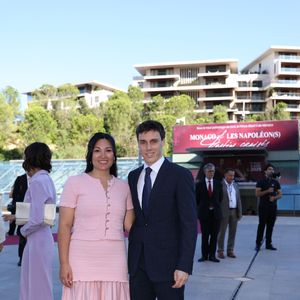 Marie et Louis Ducruet - Le prince de Monaco a inauguré l'exposition "Monaco et les Napoléon(s) - Destins croisés", au Grimaldi Forum à Monaco, le 10 juillet 2025.  @Claudia Albuquerque / Bestimage