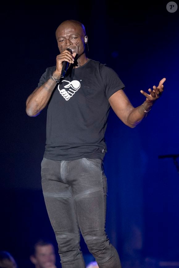 Seal en concert au Sporting Club de Monaco, lors du Sporting Summer Festival le 25/07/2016 - Photo by Syspeo.c/ANDBZ/ABACAPRESS.COM