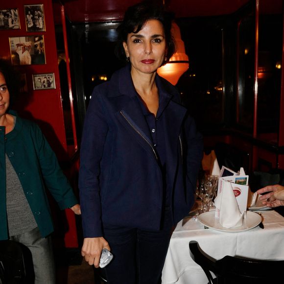 Rachida Dati assiste au 'Pot-Au-Feu Des Celebrites' au restaurant Louchebem à Paris, France le 17 octobre 2013. Photo by Jerome Domine/ABACAPRESS.COM