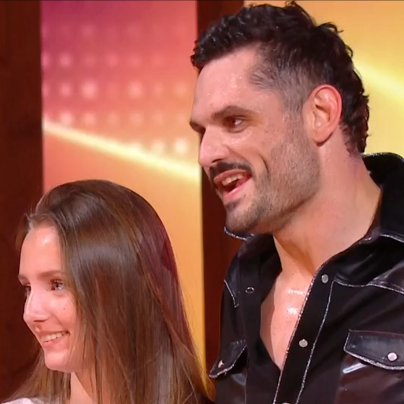 Florent Manaudou et sa nièce Manon dans "Danse avec les stars" - capture d'écran TF1