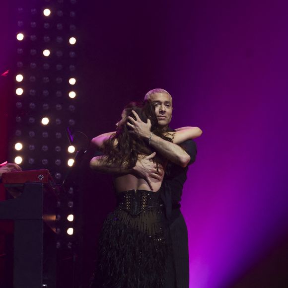 Exclusif - Maxime Dereymez danse - Célébrités au concert de Dany Brillant à l'Olympia à Paris le 15 février 2026. Après 3 ans d'absence en live Dany est à nouveau sur scène pour un show " BEST OF TOUR " de ses plus grands titres ! En passant du jazz de Saint-Germain, à la dolce vita de Rome sans oublier Cuba et sa salsa entêtante ! Un show explosif et unique a ne pas rater. Après son passage à la salle Pleyel à Paris (Complet), il était de nouveau en concert à Paris, le dimanche 15 février à l'Olympia (Complet). Actuellement en tournée en France. © Jack Tribeca/Bestimage