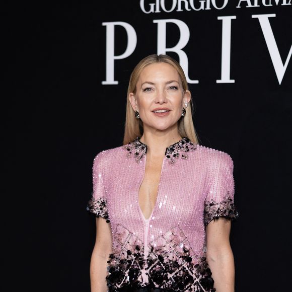 Kate Hudson au photocall du défilé Armani Privé "Collection Haute Couture Printemps/Eté 2026", lors de la Fashion Week de Paris, le 27 janvier 2026. © Julien Sarkissian / Bestimage
