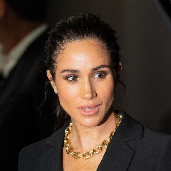 Le prince Harry, duc de Sussex et Meghan Markle, duchesse de Sussex, lors du 3ème gala annuel du projet "Healthy Minds" aux Spring Studios à New York, le 9 octobre 2025. Photo : Zuma Press / Bestimage
