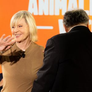 Exclusif - Bernard Montiel, Raphaël Mezrah, Oli. avec Chantal Ladesou et Eric Baratay invités, et Olivia la juriste sur plateau de l'émission "Animalement Vôtre" présentée par Bernard Montiel et diffusée le 8 février 2026 sur France 3, à Paris, France, le 12 janvier 2026. © Julien Sarkissian/Bestimage