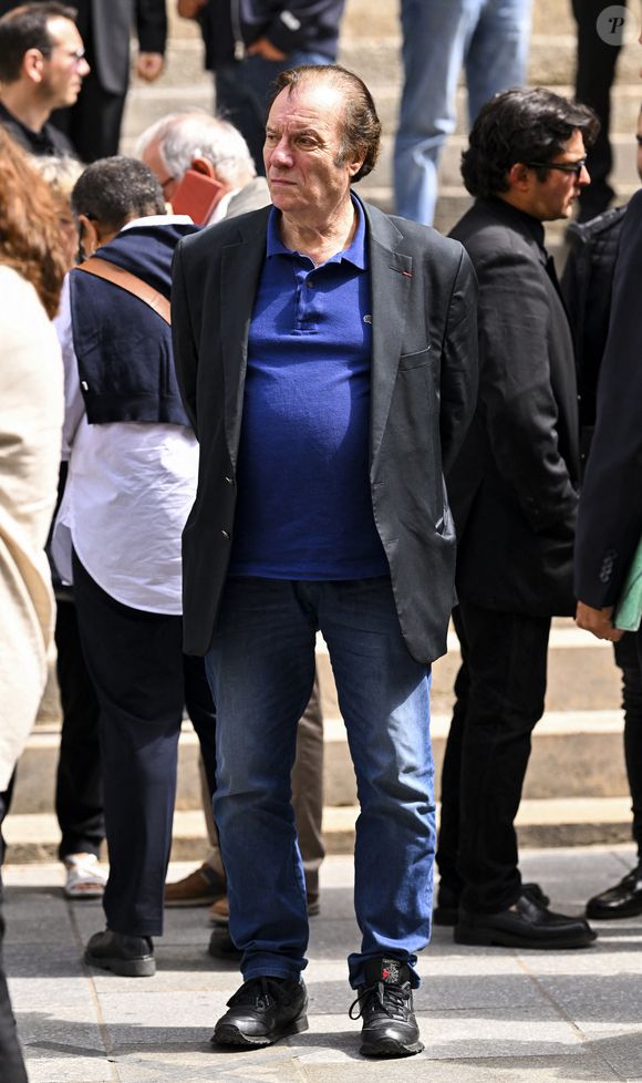 Daniel Russo - Obsèques de Jacques Bertin en l'église Saint-Roch à Paris le 28 juillet 2025. © Pierre Perusseau/Bestimage