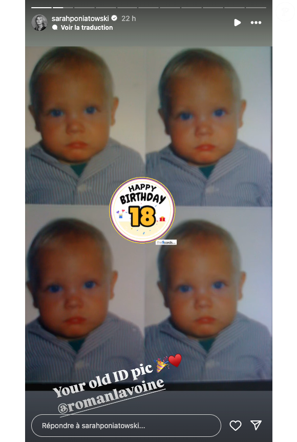 Roman Lavoine vient tout juste d’avoir 18 ans

Sarah Poniatowski célèbre les 18 ans de son fils Roman Lavoine sur Instagram.