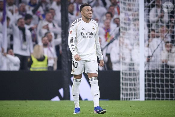 Kylian Mbappé du Real Madrid CF célèbre un but lors d'un match de la Liga. February 1, 2026 
Alterphotos / PsnewZ / Bestimage