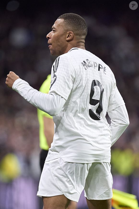 Kylian Mbappe de l'équipe  Real Madrid CF - Match de football entre le Real Madrid et FC Barcelone (0-4) à Madrid, le 26 octobre 2024. 
© LGM / Panoramic / Bestimage